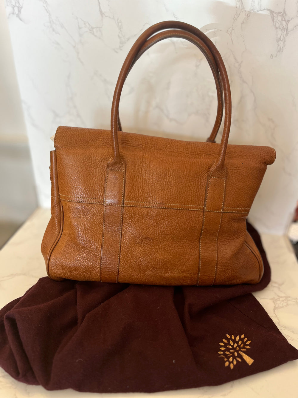 Pre Loved Mulberry Bayswater in Tan