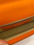 Pre Loved Jacquemus Le Bambino Homme Flap Bag in Orange (as new)