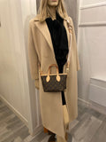 Pre Loved Marella Light Beige Wool Coat uk10