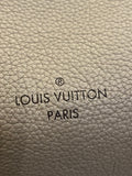 Pre Loved Louis Vuitton Mahina Haumea Bag in Two-Tone Beige