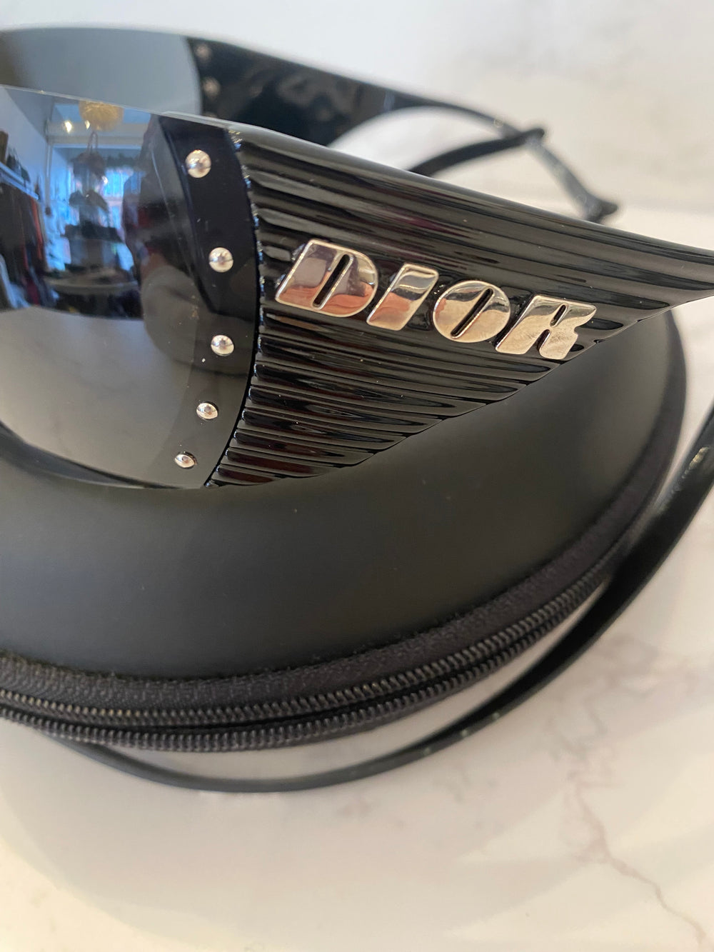 Pre Loved Vintage Christian Dior Dior Bike 4 Wrap Galliano Sunglasses (excellent)