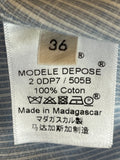 Celine Long Striped Shirt size Fr36 U.K. 8