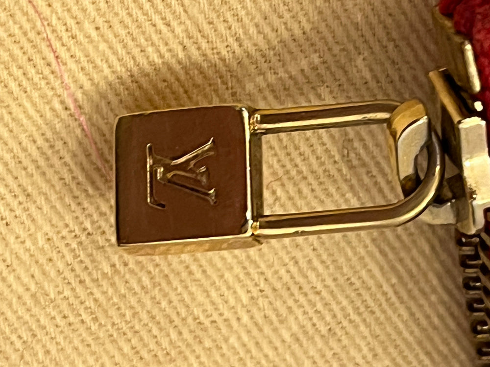 Pre Loved Louis Vuitton Coin Purse in Red Empreinte Patent Leather