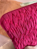 Pre Loved Miu Miu Pink Cotton Crystal Shoulder /Clutch Bag