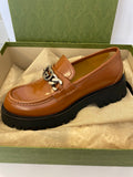 Gucci Gents Cordovan Loafers in Rust size Uk 8  (new)
