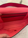 Pre Loved Fendi Baguette in Cerise Nappa Embossed Leather