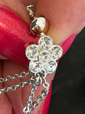 Pre Loved Dior Earrings DIOR letters with crystal detail (as new)