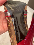 Pre Loved Louis Vuitton Monogram Cherry Blossom Heels UK 4