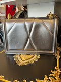 Dolce & Gabbana Devotion Shoulder Bag in Gunmetal
