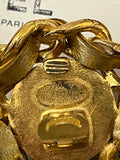 Pre Loved Chanel Vintage Clip-on CC Logo Earrings