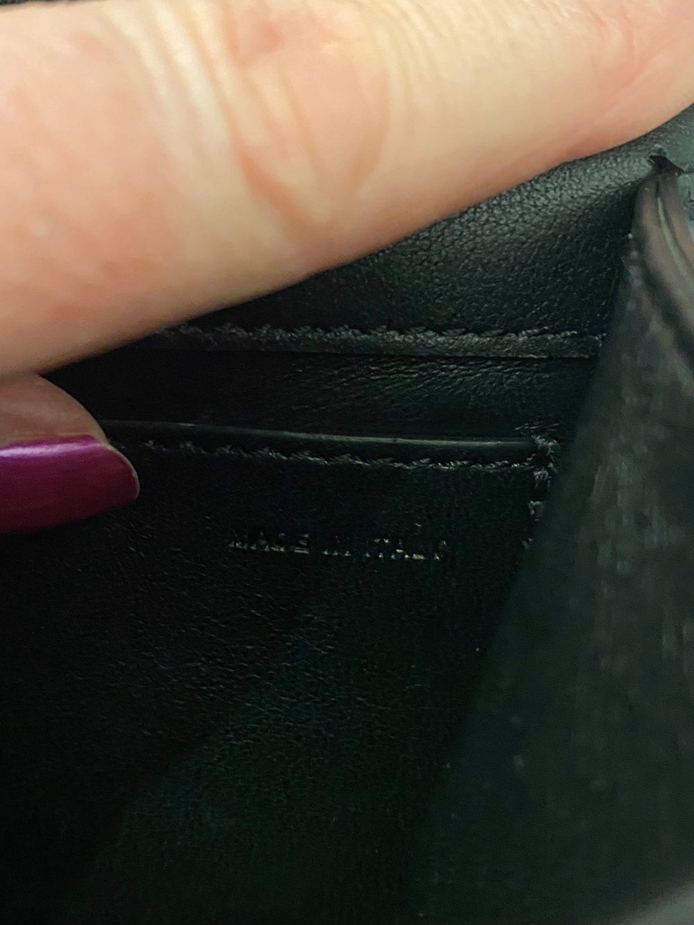 Pre Loved Valentino Garavani Loco Crossbody in Black Leather