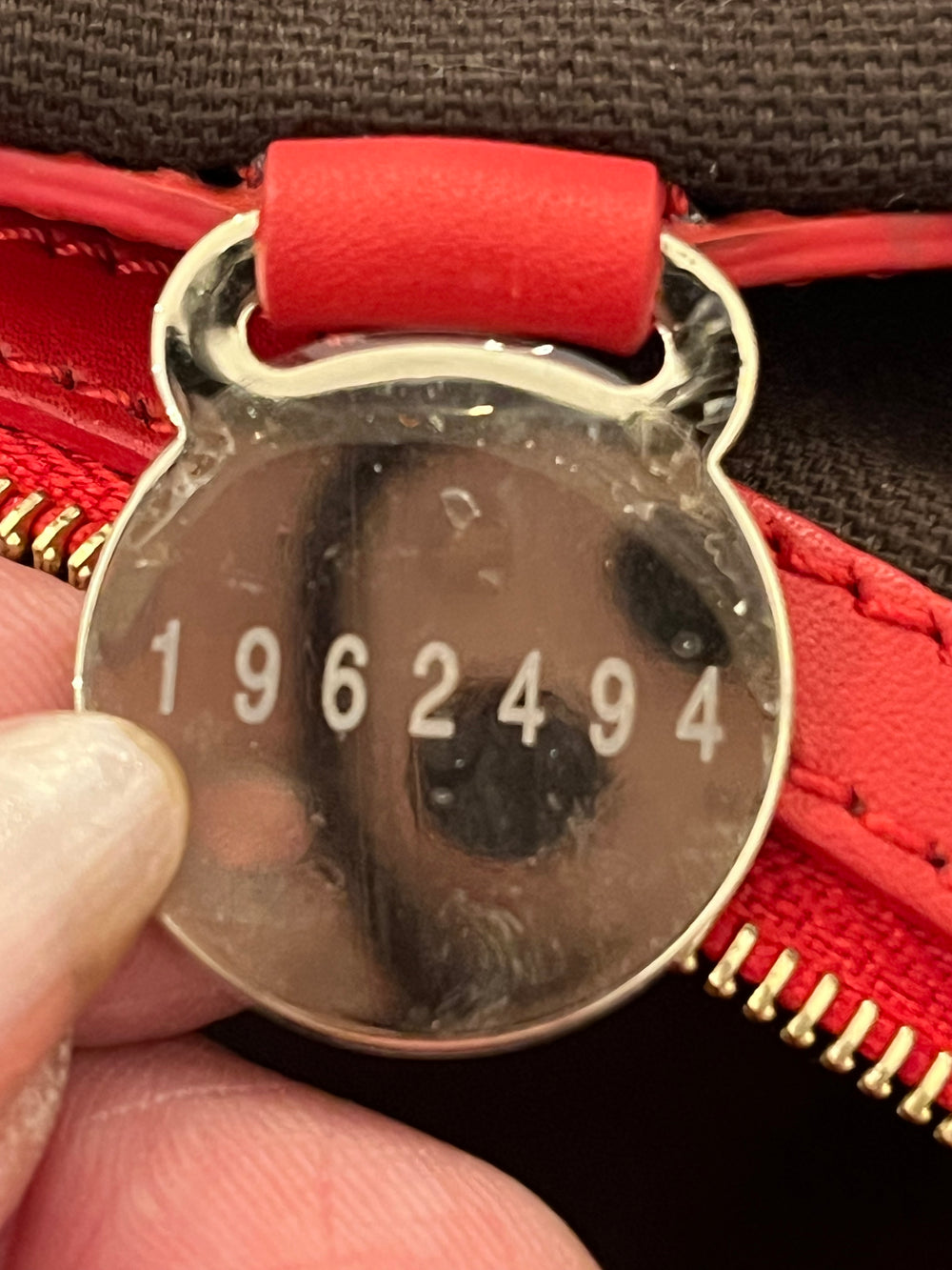 Pre Loved Mulberry Primrose in Poppy Red Calf Leather