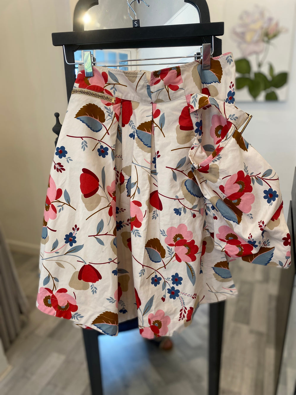 Pre Loved Marni Floral Skirt FR40 fits UK10