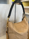 Pre Loved Louis Vuitton Bagatelle Hobo Bag In Beige Monogram Empriente Leather