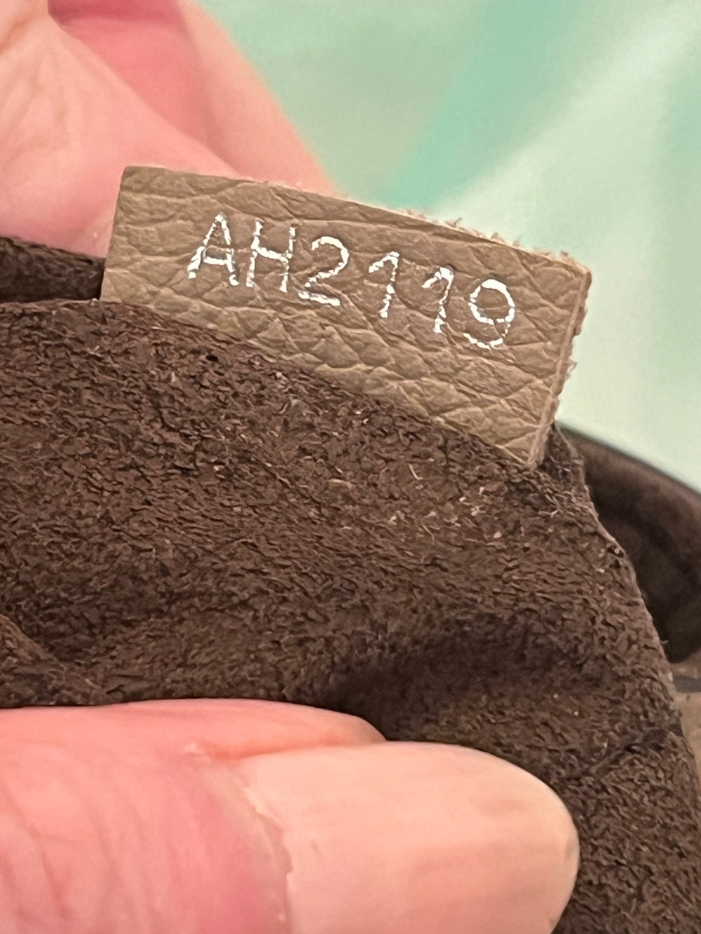 Pre Loved Louis Vuitton Mahina Haumea Bag in Two-Tone Beige