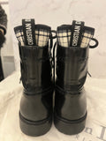 Pre Loved Christian Dior Brogue Boots in Black UK 5