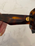 Pre Loved Loewe Square Tortoishell Anagram sunglasses (as new)