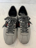 Pre Loved Gucci Silver Glitter Bambi Low Top Sneakers - Size 5