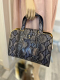 Pre Loved Yves Saint Laurent Exotic Leather Bag in Greys & Blues