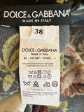 Pre Loved Dolce & Gabbana Floral & Keys Top Size 38 - UK 6