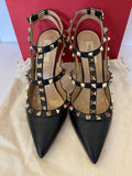 Pre loved Valentino Garavani Black Rockstud Heels uk6