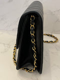 Pre Loved Chanel Vintage Classic Lambskin Flap Bag 22ct Gold Plated Hardware **reserved AMM**