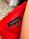 Pre Loved Nadine Merabi Red structured mini dress - UK10