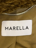Marella Teddy Jacket in Olive Brown UK14
