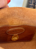 Pre Loved Small Mulberry Lily Shoulder bag in oak grained vegetable leather - Excellent