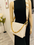 Pre Loved Louis Vuitton Coussin PM in Cream Leather