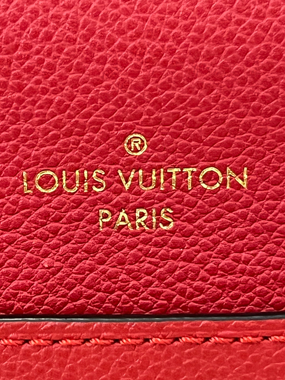 Pre Loved Louis Vuitton Trocadero Bag in Red Empreinte Leather (matching purse listed separately)