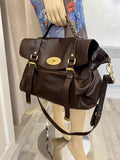 Pre Loved Mulberry Alexa in Chocolate Brown