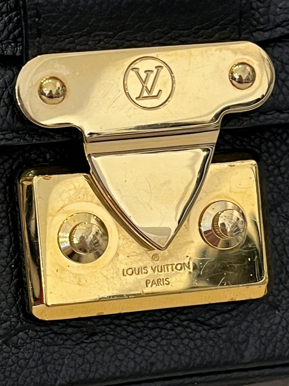 Pre Loved Louis Vuitton Marceau Bag in Black Empreinte Leather