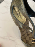 Pre Loved Gucci 2004 Tom Ford Dragon GG Heels UK6