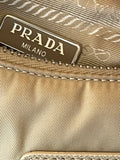 Prada re-edition 2005 beige nylon shoulder bag