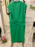 The Fold London Amberley Vivid Green Crepe Two Piece uk12 (new)