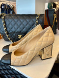 Chanel Quilted Block Heels UK 5.5