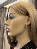 Pre Loved Vivienne Westwood Rose Gold Tone Orb Earrings