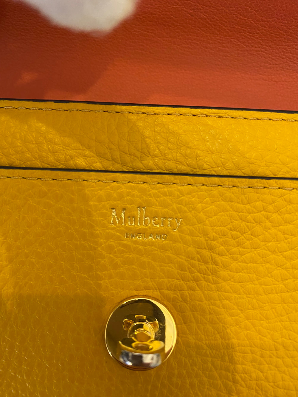 Mulberry Darley Wallet in Deep Amber (new)