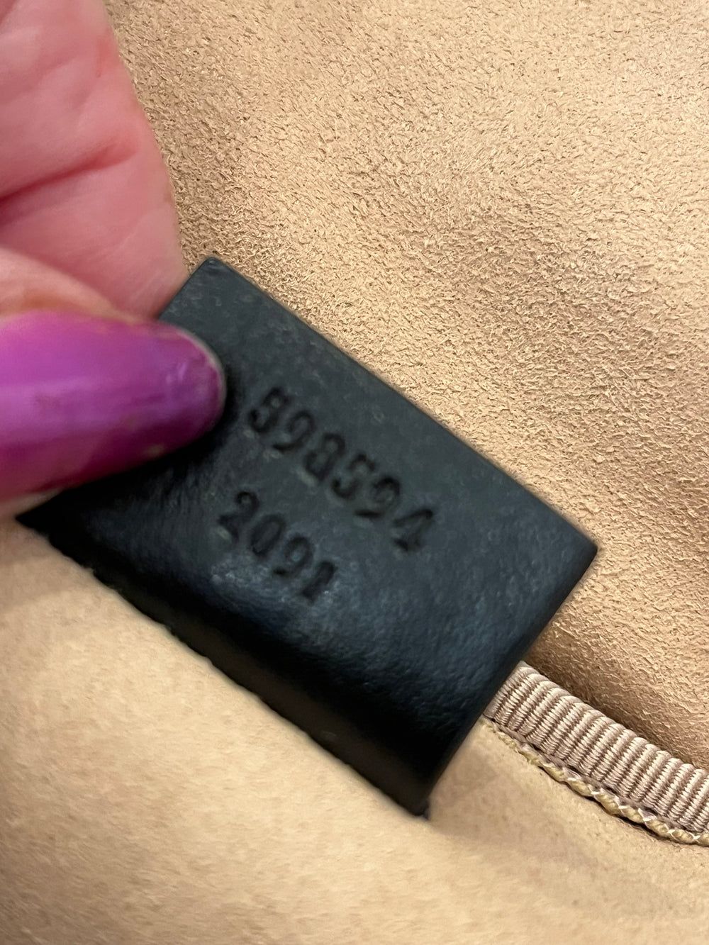 Pre Loved Gucci Marmont Small Backpack with Top Handle (pristine as new)