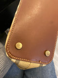 Burberry Small Haymarket Coated Canvas Check Tote