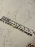 Pre Loved Tiffany & Co Silver and 18ct Gold Heart Link Bracelet