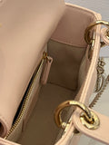 Pre Loved Lady Dior Mini Handbag in Powder Pink with Diamantés (new)