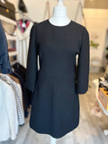Pre Loved Dolce & Gabbana Black Wool Dress size 48 fits UK 14