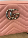 Pre Loved Gucci GG Marmont Matelasse Shoulder/Crossbody in Wild Rose (excellent)