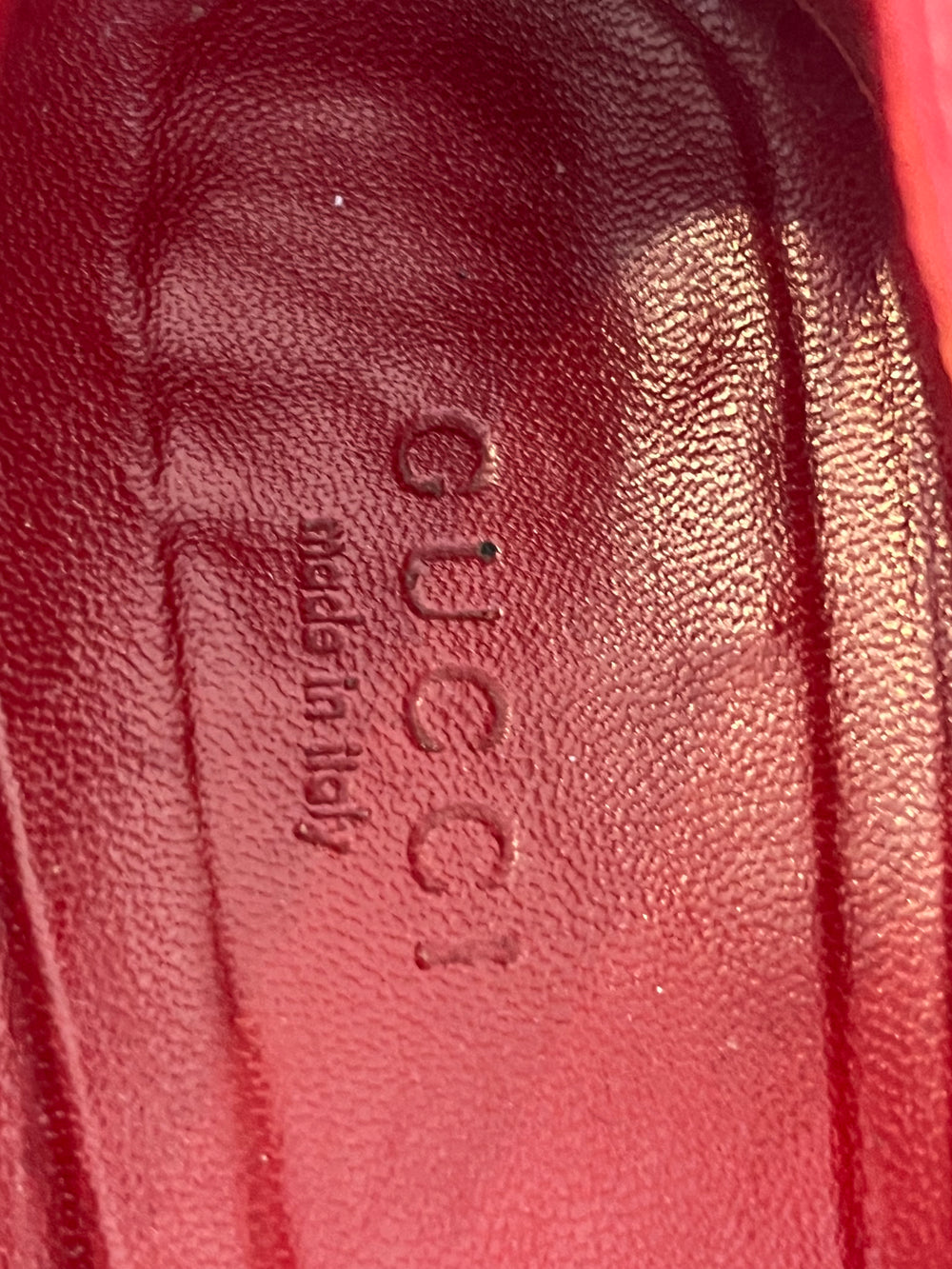 Pre Loved Gucci Vintage GG Kitten Heels UK5