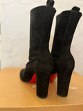 Pre Loved Christian Louboutin Gena Suede Boots uk 6 (new) **reserved**