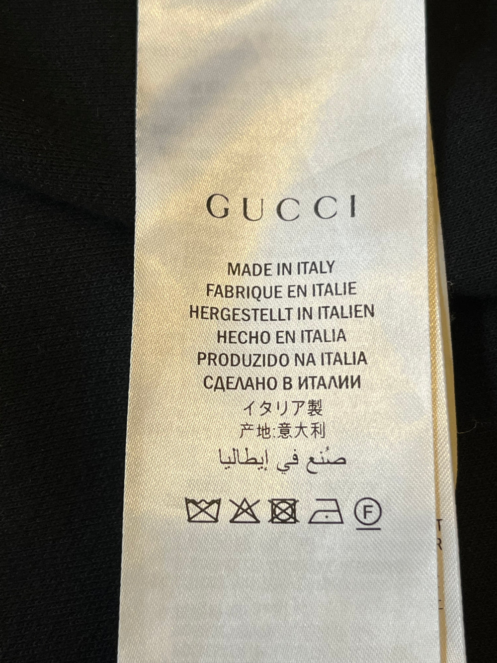 Pre Loved Gucci Track Hoodie Jacket with Crystals on sleeves (excellent)
