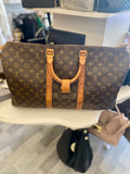 Pre Loved Louis Vuitton vintage monogram keepall size 50.