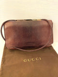 Gucci Vintage Exotic Leather in Graidient Plum Pochette